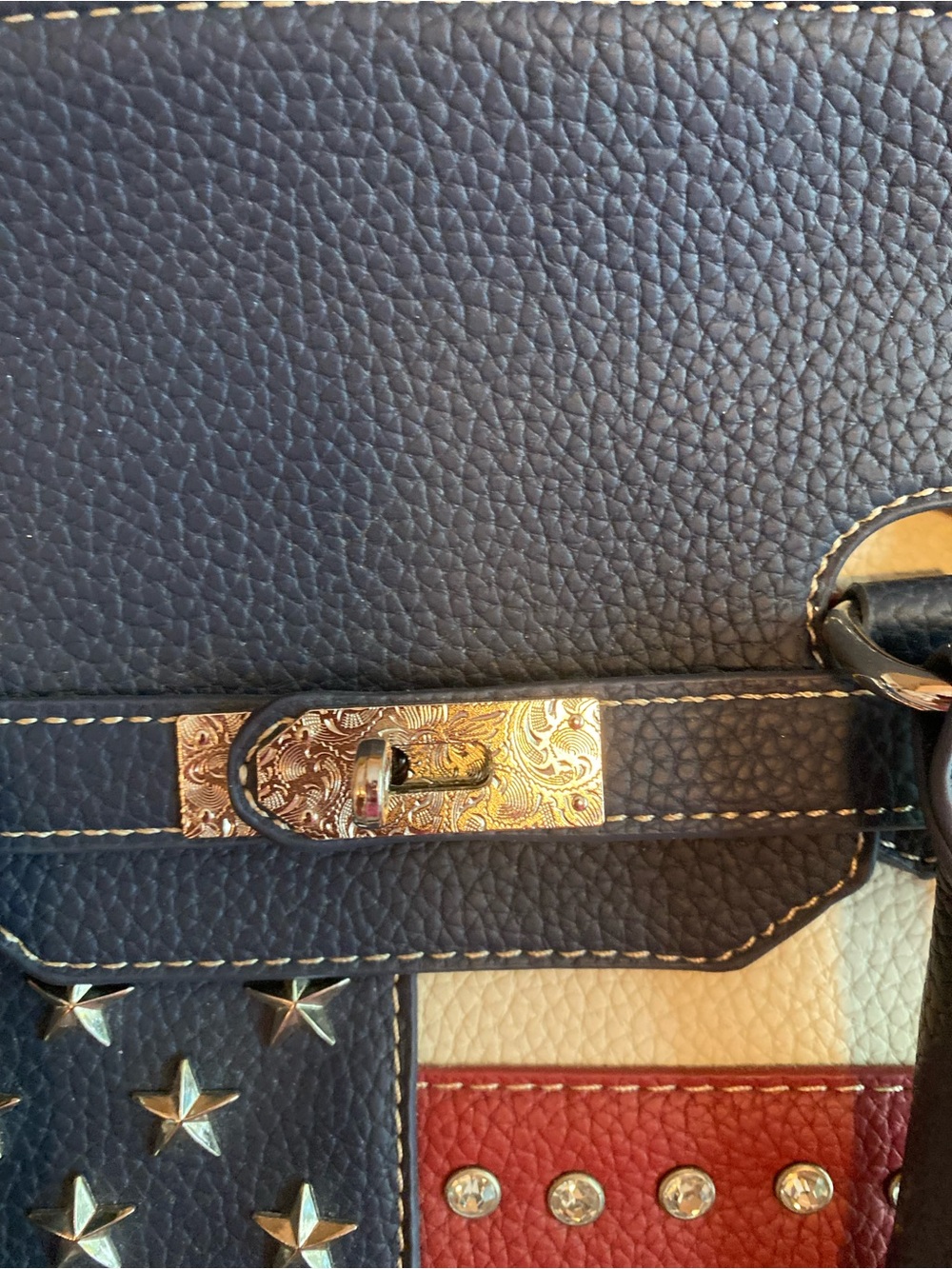 Montana West American Pride Collection Satchel Bag & Wallet Set - Picture 9 of 15